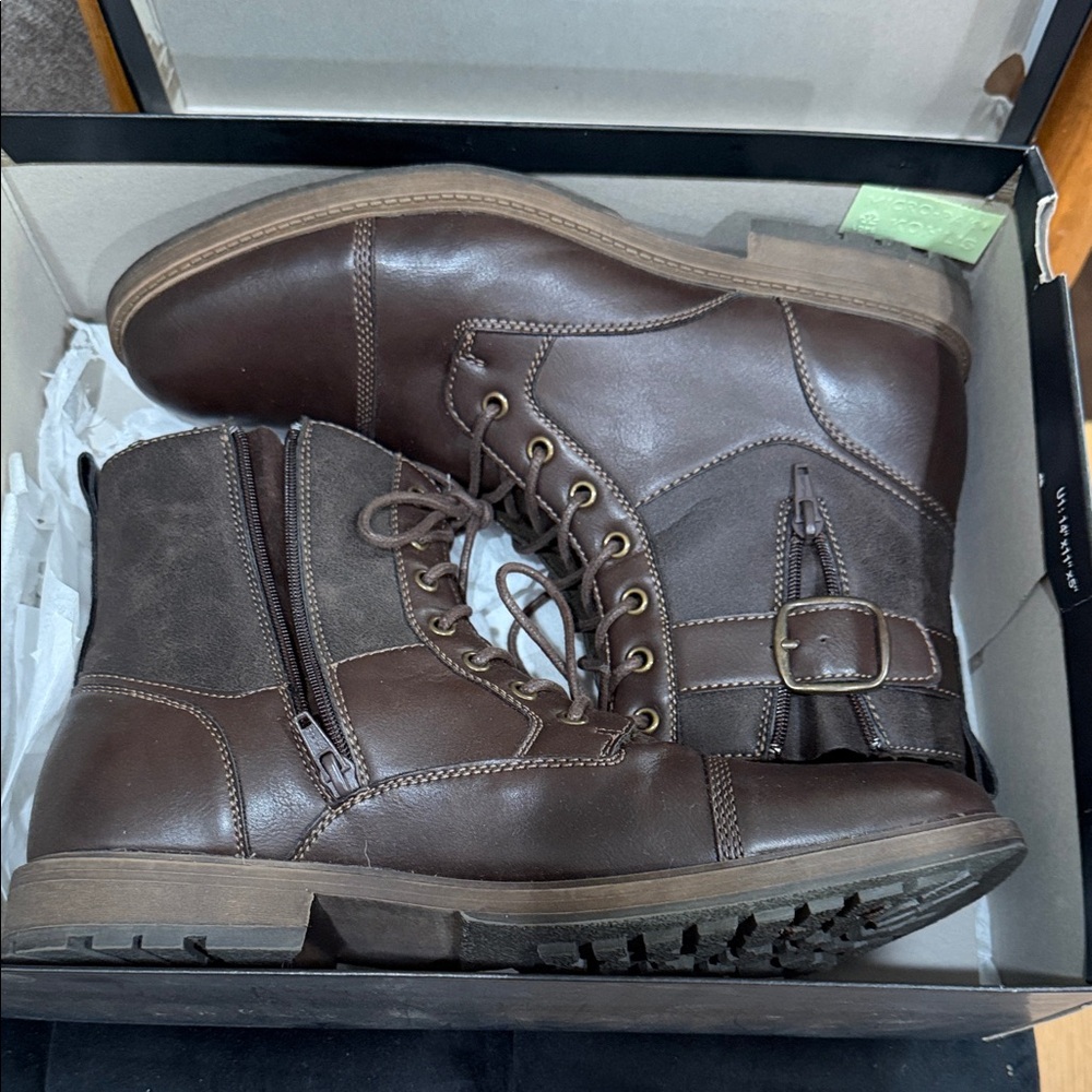 Brown Leather Men's Boots